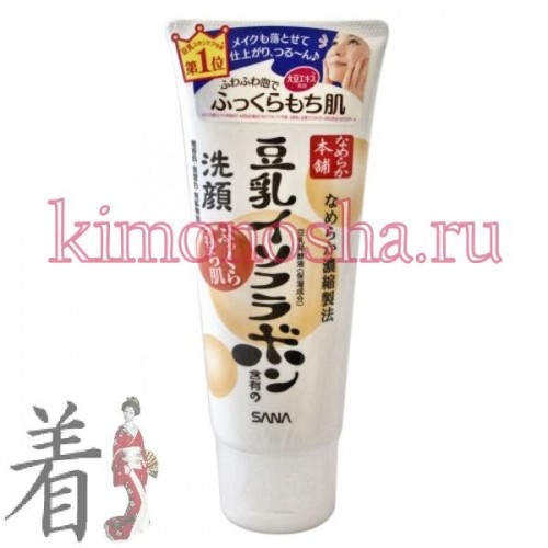 SANA SOY MILK MOISTURE CLEANSING WASH Пенка для умывания и снятия макияжа увлажняющая с изофлавонами сои Пенка представляет собой мягкое средство для умывания лица и снятия макияжа.
Создает нежную густую пену, прекрасно очищает кожу лица, глубоко увлажняет и повышает естественные упругость и эластичность кожи за счет действия полученных из соевых бобов увлажняющих компонентов: