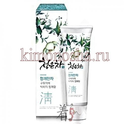 KeraSys Aekyung Dental Clinic 2080 Cheong-en-cha Cheong Peppermint - Зубная паста Восточный чай Мята Паста со вкусом сладкой мяты. Эффективно очищает эмаль и не вызывает кровоточивости десен. Зубная паста Восточный Чай Мята бережно ухаживает за полостью рта и оказывает антибактериальное воздействие.​