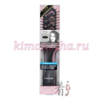 VESS HAIRSTYLING PRO Skeleton Brush - Профессиональная расческа для сушки и укладки волос, черная