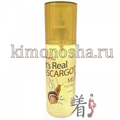 FarmStay It&#039;S Real Gel Mist Escargot Увлажняющий гель-спрей для лица с экстрактом улитки Моментальное увлажнение кожи и сохранение оптимального уровня влаги в течение дня обеспечивает мист с приятной гелевой текстурой. При нанесении на лицо мист равномерно его покрывает, не растекаясь, и быстро впитывается, не оставляя липкой пленки или жирного блеска. Можно использовать для распыления поверх макияжа