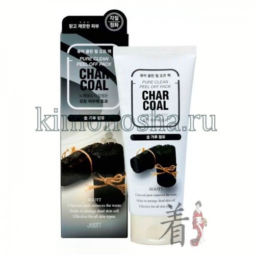 JIGOTT Pure Clean Peel Off Pack Charcoal Маска-пленка для глубокого очищения кожи лица с экстрактом черного угля Маска-пленка с древесным углем великолепно вытягивает сальные пробки из пор, абсорбирует излишки кожного жира, выводит токсины, отшелушивает ороговевшие клетки.Очищает кожу от макияжа и загрязнений, регулирует работу сальных желез, улучшает состояние кожи: выравнивает её микрорельеф и тон, делает свежей, матовой, бархатистой.