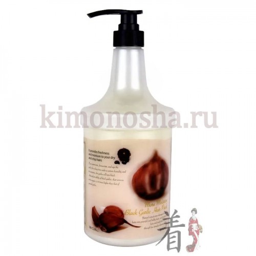 3W CLINIC More Moisture Black Garlic Hair Pack Маска от выпадения волос с экстрактом черного чеснока Если Ваши волосы потеряли мягкость блеск и шелковистость, применение маски для волос от выпадения с экстрактом черного чеснока улучшает жизнедеятельность волосяных луковиц, укрепляет волосы у корней (профилактика от выпадения волос), стимулирует рост волос.