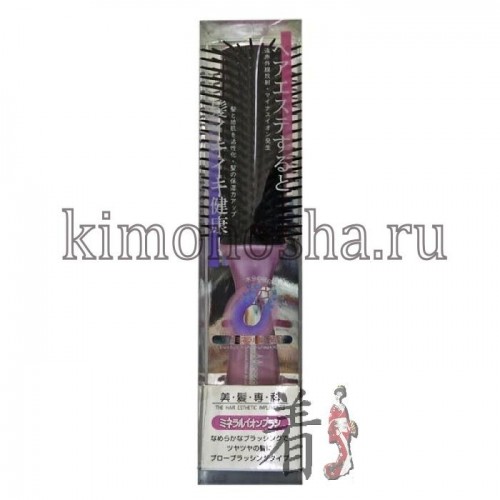 VESS Mineralion Brush Щетка массажная для сухих, ослабленных волос с минералами горных пород Щетка рекомендуется для сухих, ослабленных, потерявших жизненную силу и естественный блеск волос.