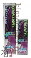 VESS Mineralion Brush - Щетка массажная для сухих, ослабленных волос с минералами горных пород (с изогнутой ручкой)