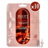 JIGOTT Red Ginseng Real Ampoule Mask Ампульная маска для лица с экстрактом корня красного женьшеня - 280276-10