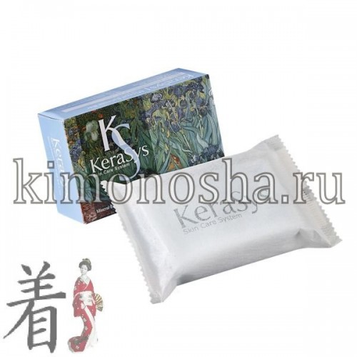 KeraSys Aekyung Skin Care System Soap - Мыло Косметическое твёрдое 869710 - Мыло KeraSys Mineral Balance  содержит в своем составе экстракты альпийских трав и морские минералы, которые успокаивают и регенерирует вашу кожу.
Мыло обладает ароматом грейпфрута и зеленых оливок, надолго придающим ощущение свежести вашей коже.
869697 - Мыло KeraSys Vital Energy содержит в своем составе экстракты альпийских трав и коэнзим Q10, которые успокаивают и подтягивают вашу кожу, что делает ее более здоровой и красивой. Мыло обладает ароматом розы и спелых фруктов, надолго придающим ощущение нежности вашей коже.
869703 - Мыло KeraSys Silk Moisture содержит в своем составе экстракты альпийских трав и миндальное масло, которые успокаивают и увлажняют вашу кожу, что делает ее более здоровой и красивой. Мыло обладает персиковым ароматом, надолго придающим ощущение блаженства вашей коже.