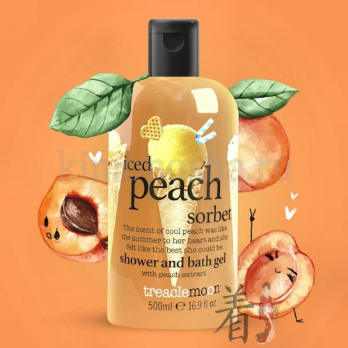Treaclemoon Iced Peach Sorbet  bath &amp; shower gel Гель для душа Персиковый сорбет Еще порцию персикового сорбета, пожалуйста! Летний аромат геля для душа напомнит о жарком лете в любой сезон.