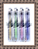 Dental Care Nano Charcoal Toothbrush - Зубная щетка c древесным углем, сверхтонкой двойной щетиной (мягкой и супермягкой) и компактной головкой, цвет в ассортименте
