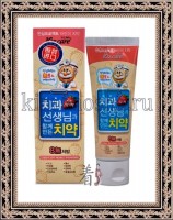 MUKUNGHWA MKH Kizcare Doctor Strawberry - Детская гелевая зубная паста лечебно профилактическая 0+, со вкусом клубники, 80 гр