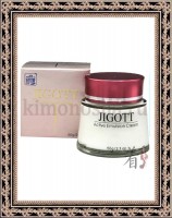 JIGOTT Active Emulsion Cream - Интенсивно увлажняющий крем-эмульсия для лица с гиалуроновой кислотой, 50 мл