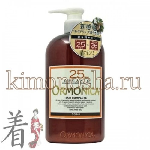 ORMONICA ORGANIC SCALP CARE COMPLETE Органический бальзам для ухода за волосами и кожей головы Бальзам создан на основе растительных экстрактов и масел. Содержит 25 органических компонентов и 26 природных компонентов. В составе 95% натуральных ингредиентов!