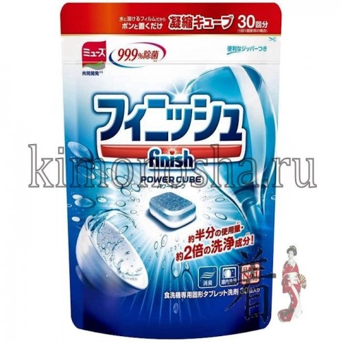 Finish Japan Reckitt Benckiser Таблетки для посудомоечных машин Двухслойные таблетки для посудомоечных машин Finish Tablet эффективно справляются с любыми загрязнениями, полностью удаляют налет от кофе и чая, следы от губной помады и жир, остатки пригоревшей пищи. Посуда становится безупречной и сияет чистотой