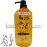 JUNLOVE Horse Oil Shampoo - Шампунь для повреждённых в результате окрашивания и химической завивки волос, 1000 мл