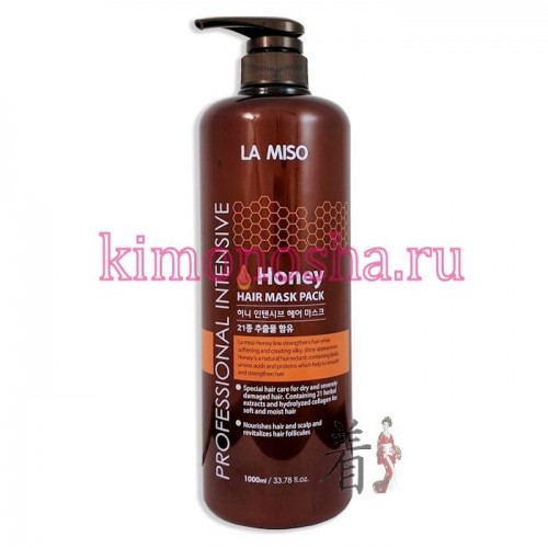 La Miso Professional Intensive Honey Маска для волос с экстрактом меда Маска для волос с экстрактом меда La Miso Professional Intensive Honey интенсивно восстанавливает поврежденные волосы и защищает от ежедневного негативного воздействия, делая их здоровыми и сильными. Волосы приобретают блеск и шелковистость, легко расчесываются и укладываются.
Подходит для сухих, поврежденных, окрашенных волос.