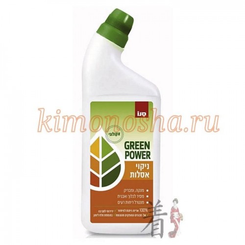 SANO Green Power Ecological Toilet bowl Cleaner - Экологическое чистящее средство для унитаза Очищает, удаляет грязь и известковый налет, придает блеск. Ароматизирует. Антибактериальное средство. Безопасно для окружающей среды. Моющая основа – из растительного возобновляемого сырья. Упаковка подлежит вторичной переработке.