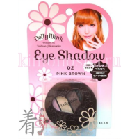 KOJI HONPO Dolly Wink Eye Shadow - Тени для век 4-х цветные (Тон 02 - розовый и коричневый)