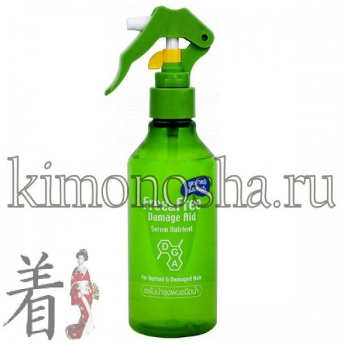 LION Thailand Free&amp;Free Serum Hair Treatment Water For Damaged Hair (Green) - Сыворотка против выпадения поврежденных волос на водяной основе Сыворотка защищает волосы от повреждений, вызванных окрашиванием. Сохраняет естественный уровень влажности волос. Не нуждается в смывании/ополаскивании после использования.