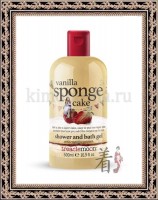 Treaclemoon Vanilla Sponge Cake bath & shower gel - Гель для душа Ванильный бисквит TMLTD001, 500 мл