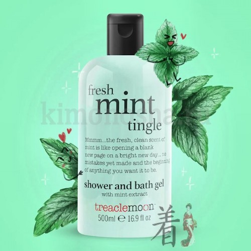 Treaclemoon Fresh Mint Tingle bath &amp; shower gel Гель для душа Свежая мята Новый день – словно чистый лист, на котором можно написать все, что подскажет тебе сердце. Только свежие мысли, только свежие идеи, только свежесть настоящей мяты!