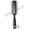 VESS SKELTON BRUSH Профессиональная расческа для укладки волос (с антибактериальным эффектом), цвет ручки серый - 101359-1