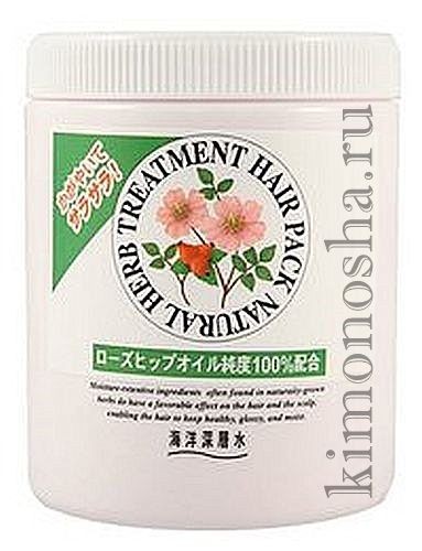 JUNLOVE NATURAL HERB ROSEHIPS TREATMENT HAIR PACK Маска для волос на основе натуральных растительных компонентов, с маслом шиповника, для нормальных волос Маска на основе экстрактов растений и масла шиповника подарит Вам послушные, ухоженные, блестящие и шелковистые волосы. Превосходное средство для поддержания баланса увлажненности окрашенных волос. 
Защищает окрашенные волосы и способствует сохранению цвета.