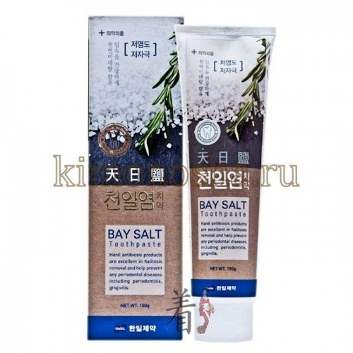 Hanil Chemical Bay Salt Toothpaste - Зубная паста с морской солью (отбеливание и укрепление зубной эмали) Содержит морскую соль, способствует укреплению зубной эмали и поверхности десен, освежает дыхание. Препятствует образованию кариеса и зубного камня, предотвращает воспаление десен, обладает выраженными профилактическим и лечебным эффектами.