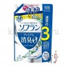LION Soflan Premium Deodorizer Zero 0 Кондиционер для белья с длительной 3D-защитой от неприятного запаха - с ароматом луговых трав - 320432