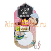 SANA PORE PUTTY SHINE-PREVENTING POWDER - Матирующая компактная пудра для лица SPF 15