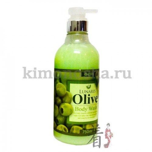 Lunaris Body Wash Olive Гель для душа с оливковым маслом Мягкий и нежный гель для душа с оливой. Можете наслаждаться ощущением свежести кожи после душа! Экстракт ананаса помогает избавиться от мертвых клеток на коже. Экстракты оливы, листьев лесного ореха и портулака увлажняют и оздоравливают кожу.