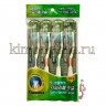 Dental Care Xylitol Toothbrush Set - Набор: Зубная щетка cо сверхтонкой двойной щетиной (средней жесткости и мягкой) "Ксилит" - 140350