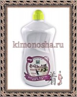 KMPC SILVER STEP Fabric Softener - Кондиционер для белья с частицами серебра, цветочный аромат с нотками мускуса, 1100 мл
