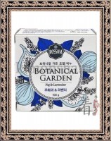 MUKUNGHWA MKH Rossom Botanical Garden Oil Soap Fig & Lavender - Мыло туалетное успокаивающее с мультивитаминными капсулами, инжиром и лавандой, 100 гр