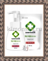 MUKUNGHWA MKH Sanitason Ginger & Lime - Жидкое мыло-пенка для рук антибактериальное с растительными экстрактами и ароматом имбиря и лайма