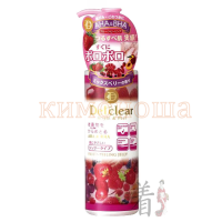 Meishoku Detclear AHA&BHA Fruits Peeling - Очищающий пилинг-гель с AHA и BHA с эффектом сильного скатывания с ароматом ягод, 180 мл